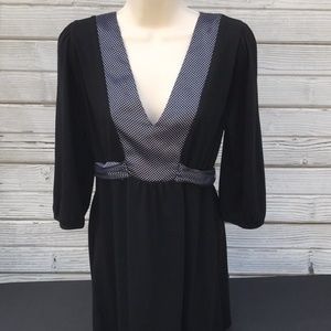 Younique Womens Black Knit Blouse Top XL